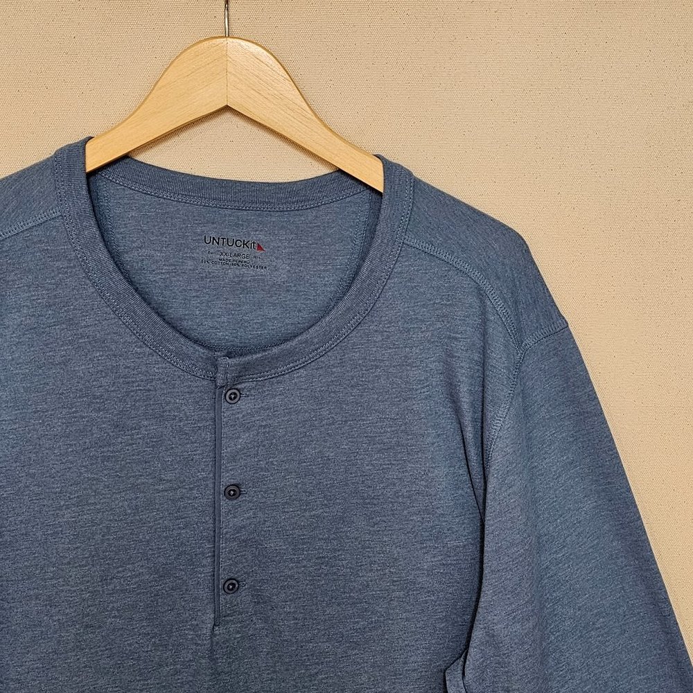 UNTUCKit Long Sleeve Henley XXL